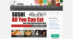 Desktop Screenshot of jawssushi.com.au